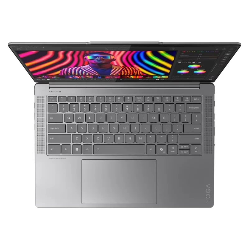 Lenovo Yoga Pro 7 Gen 10 - 14.5" 3K OLED Touch / Ultra 9 285H / 32GB / 1TB (NVMe M.2 SSD) / Arc 140T GPU / Win 11 Home / Arb/Eng / 2YW / Lenovo TWS YOGA PC Edition / Luna Grey - Laptop