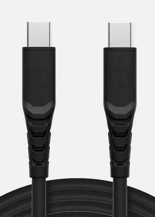 كابل مضفر إت سكينز سبيكترم - 60 واط / USB-C / 1.2 متر / أسود