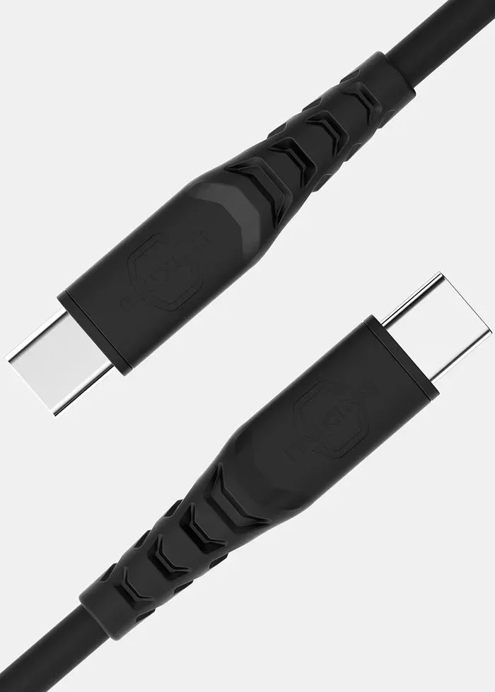 كابل مضفر إت سكينز سبيكترم - 60 واط / USB-C / 1.2 متر / أسود