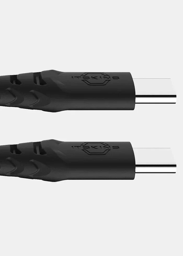 كابل مضفر إت سكينز سبيكترم - 60 واط / USB-C / 1.2 متر / أسود
