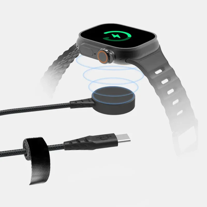 كابل إت سكينز هايبرد مغناطيسي بود إلى USB-C - أسود