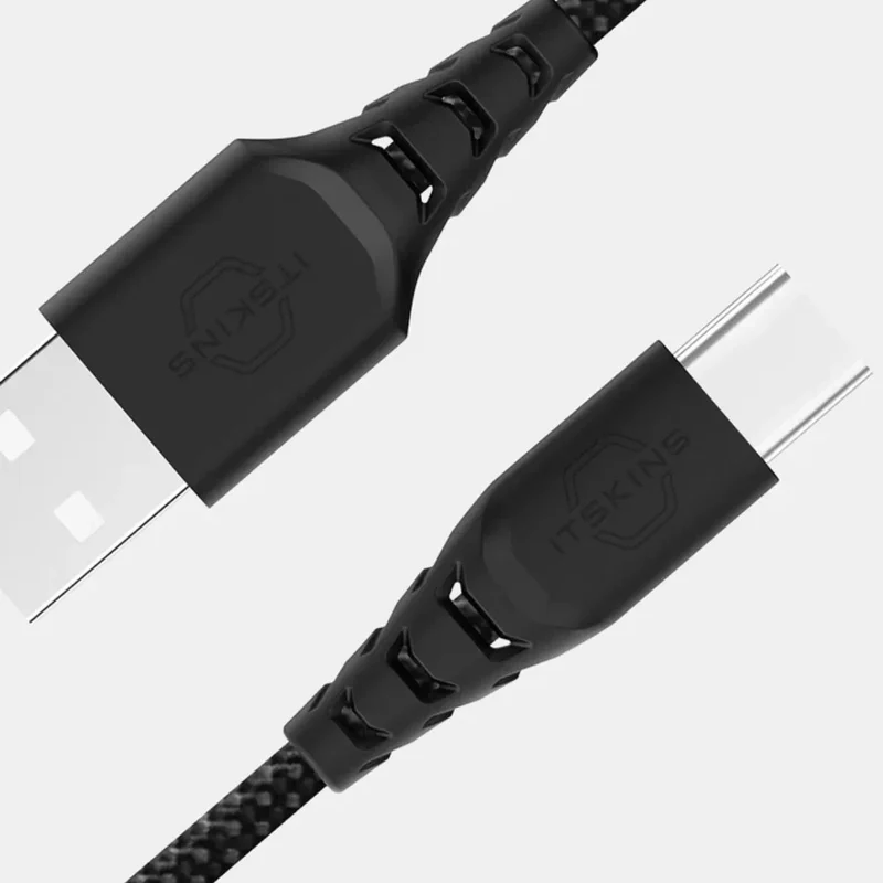 كابل إت سكينز هايبرد - 60 واط / USB-A / USB-C / 2 متر / أسود