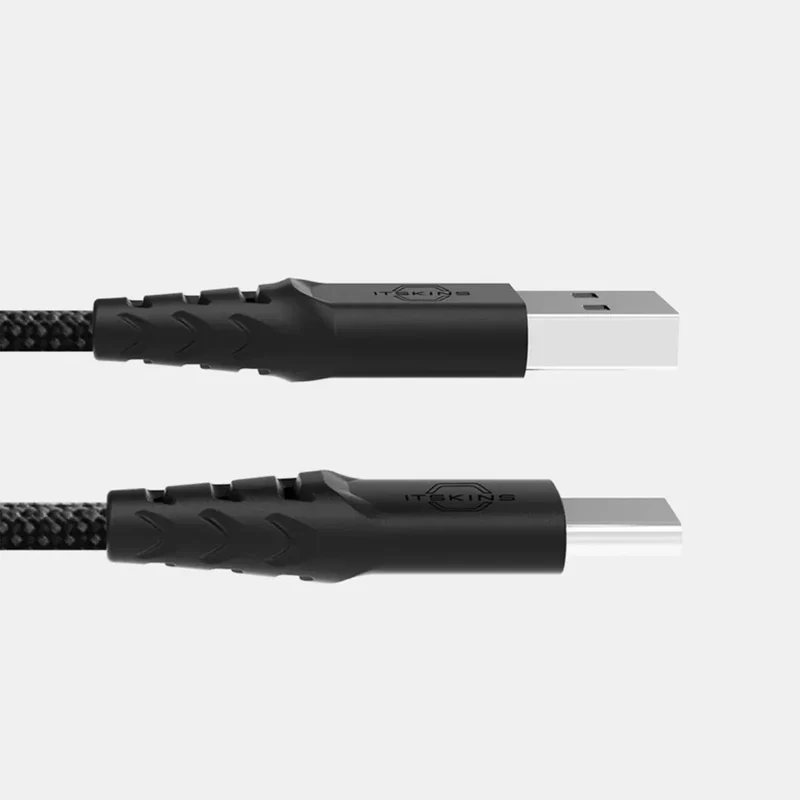 كابل إت سكينز هايبرد - 60 واط / USB-A / USB-C / 2 متر / أسود