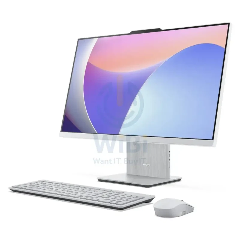 Lenovo IdeaCentre 27 Gen 9 AIO PC - Core 5 210H / 16GB / 512GB (NVMe M.2 SSD) / 27" FHD Non-Touch / Arabic/English / 1YW / Cloud Grey - Desktop