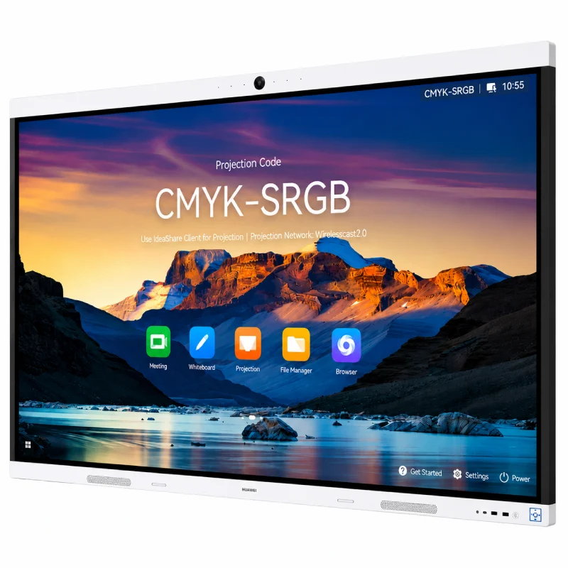 شاشة هواوي إيدياهَب B3، مقاس 75 بوصة 4K UHD، معالج 8 أنوية، ذاكرة وصول عشوائي 8 جيجابايت، تخزين 64 جيجابايت، HarmonyOS