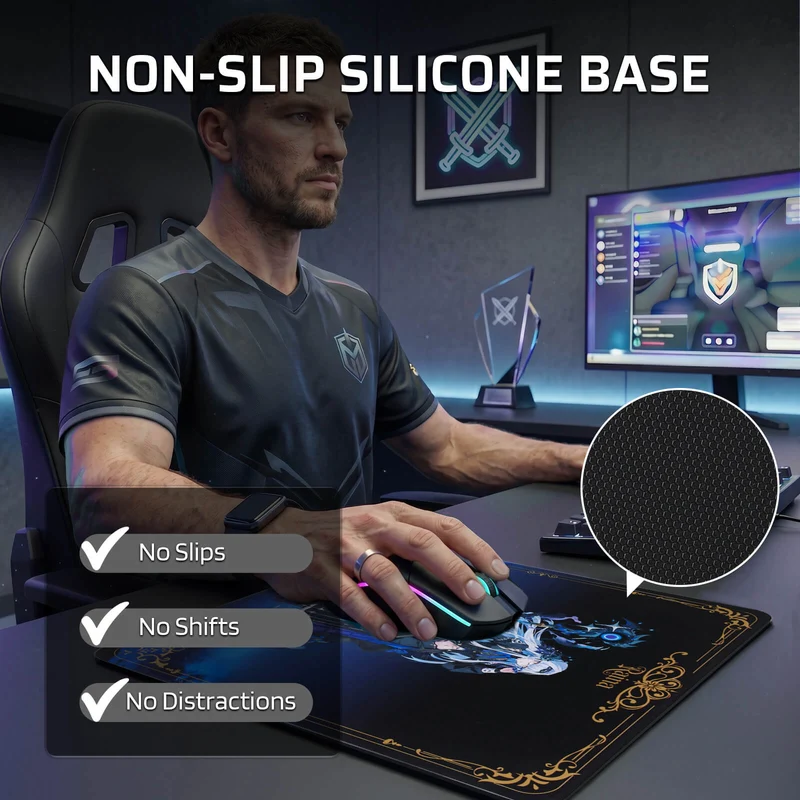Drake Oath Glass Mouse Pad
