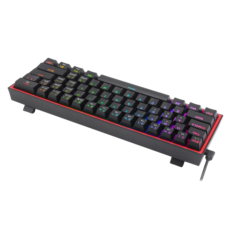 FIZZ K617 60% Wired Mechanical Keyboard (Red Inner)