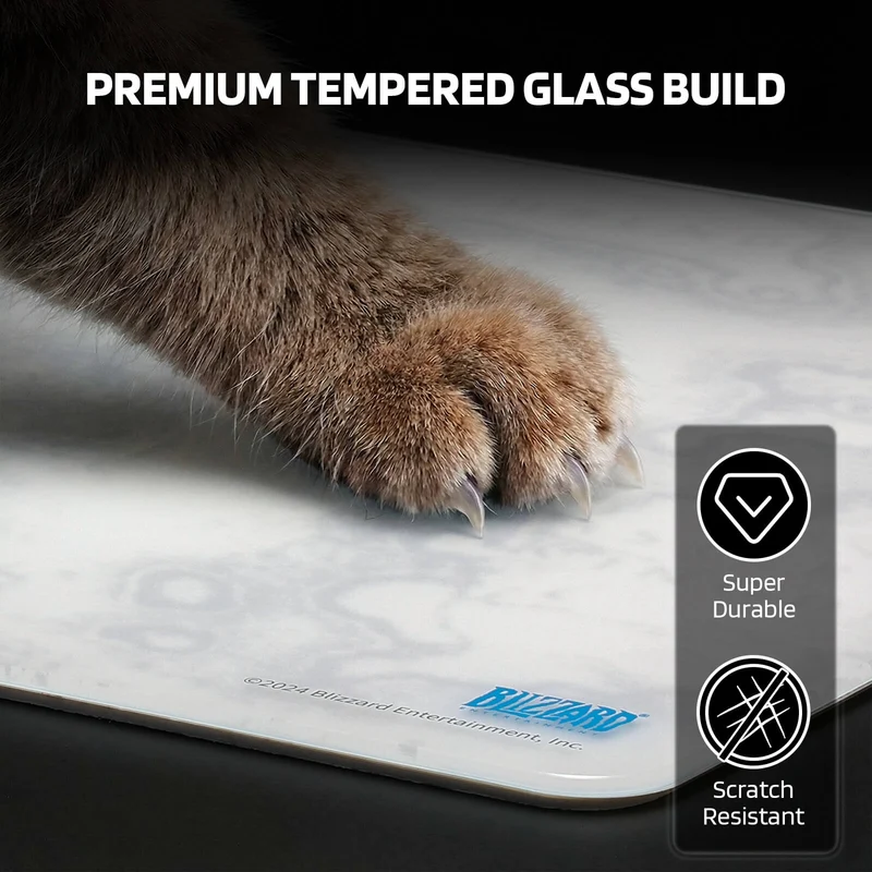 World of Warcraft Game Glass Mouse Pad