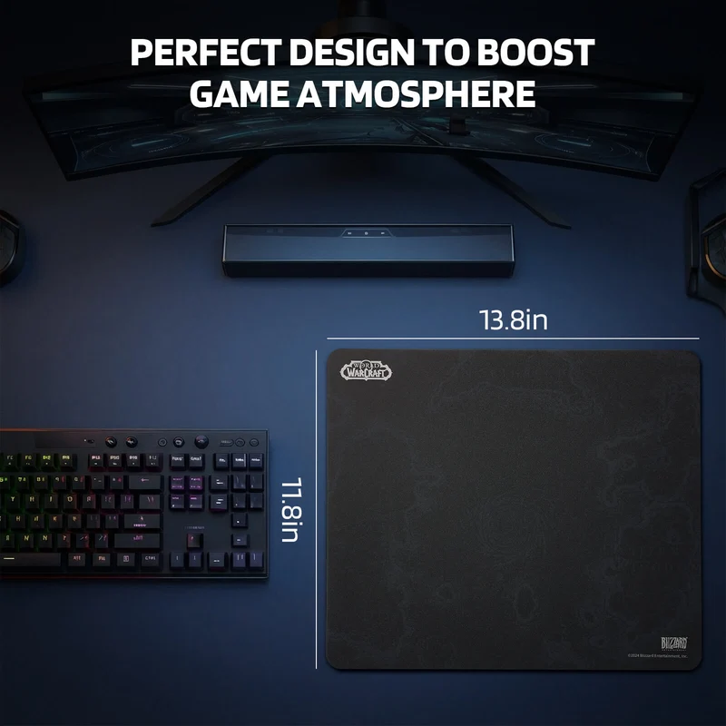 World of Warcraft Game Glass Mouse Pad