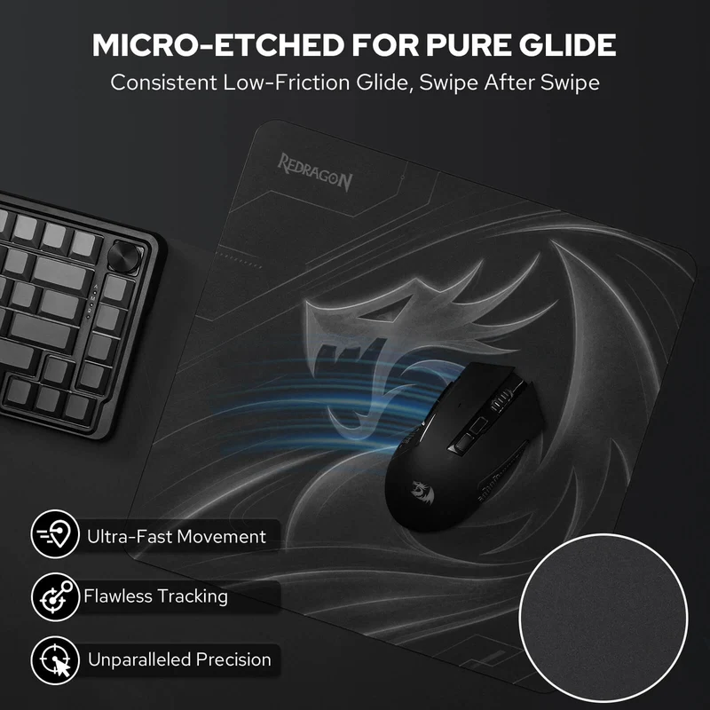 PG1M Pro Glass Gaming Mouse Pad