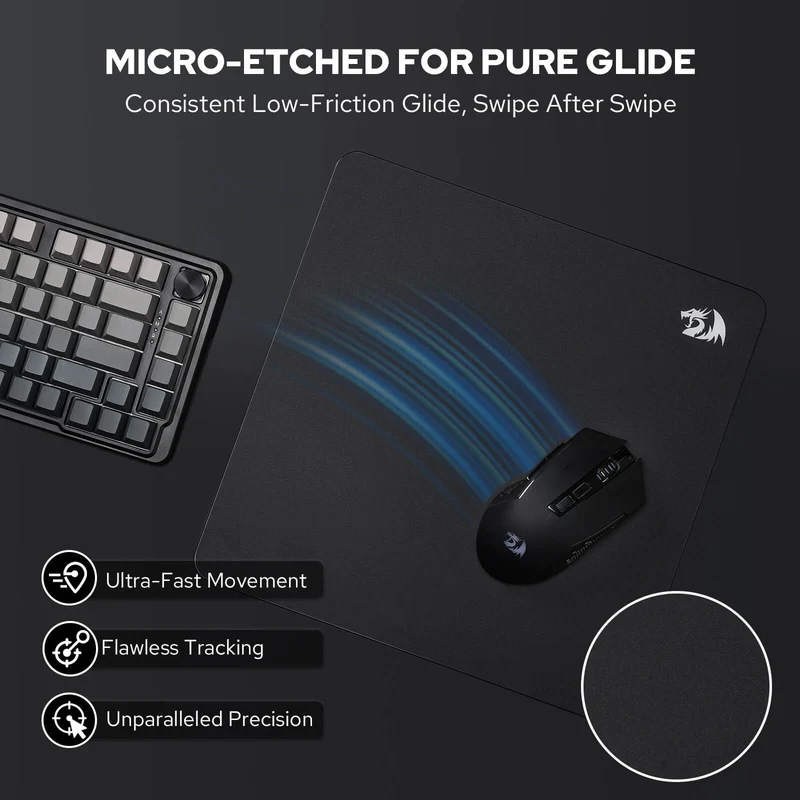 PG1M Pro Glass Gaming Mouse Pad