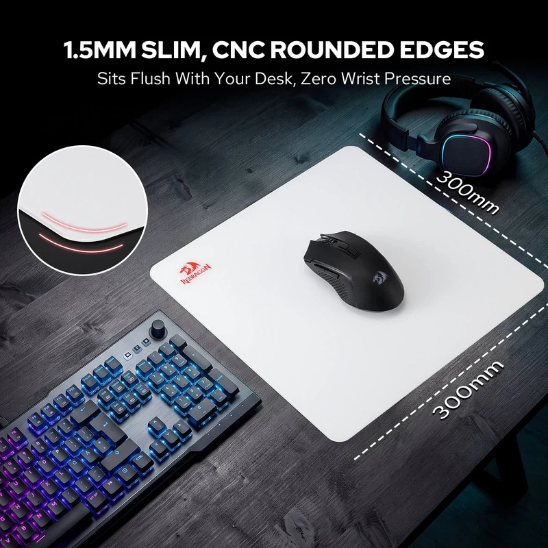 PG1M Pro Glass Gaming Mouse Pad