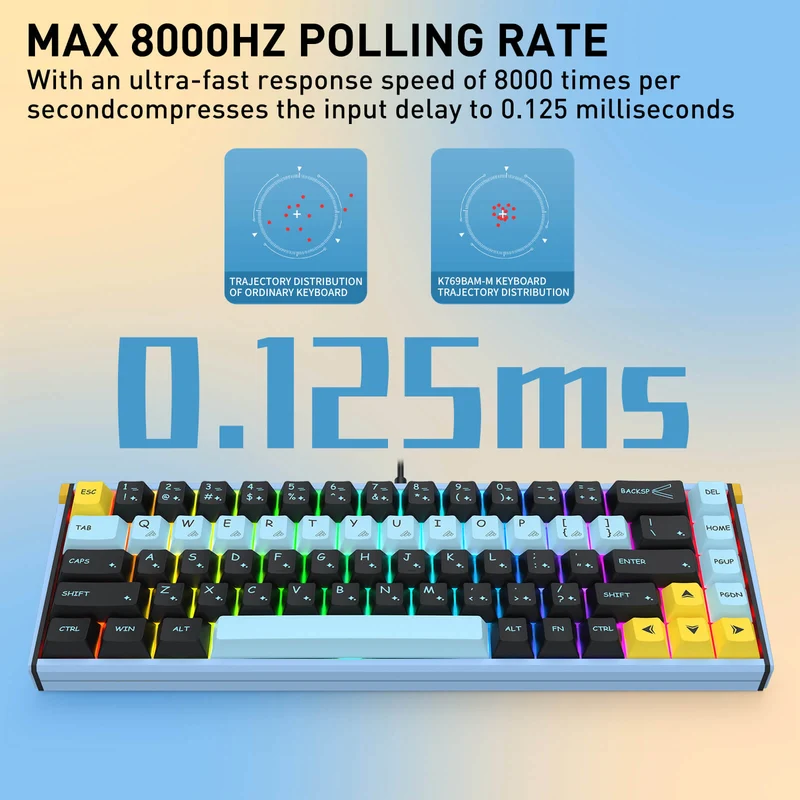 NUBULA K769 HE Rapid Trigger Gaming Keyboard