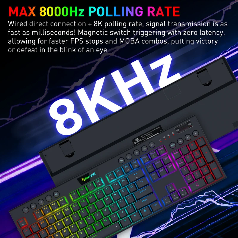 HORUS K618 HE Wired Low-Profile Rapid Trigger Magnetic Keyboard
