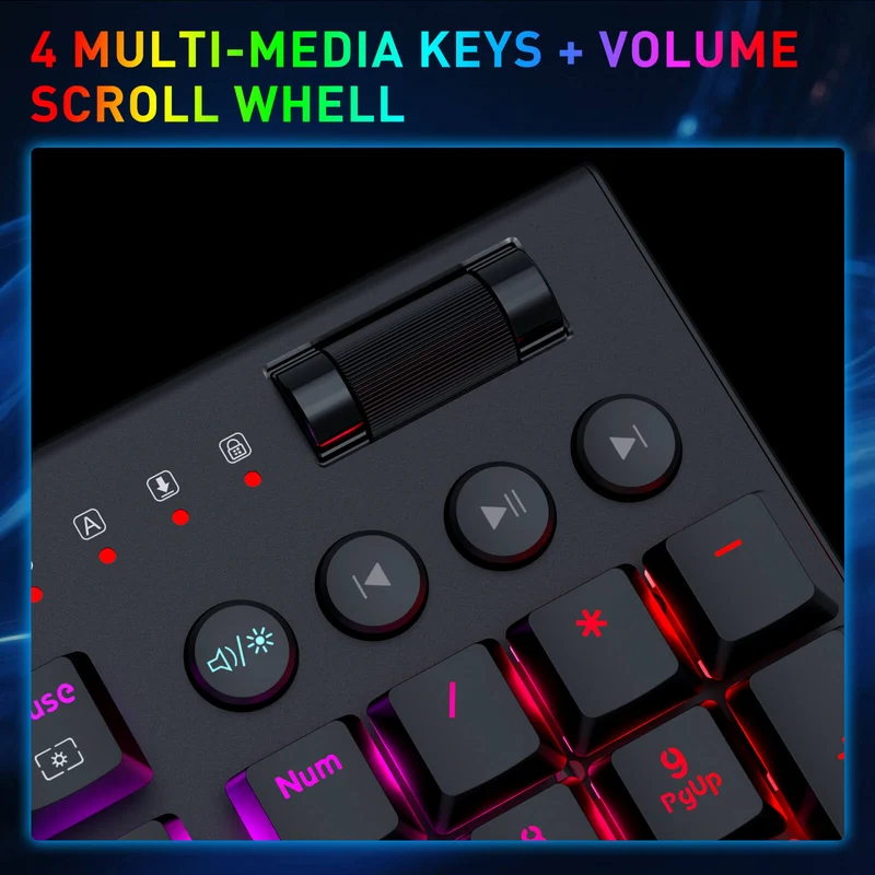 HORUS K618 HE Wired Low-Profile Rapid Trigger Magnetic Keyboard