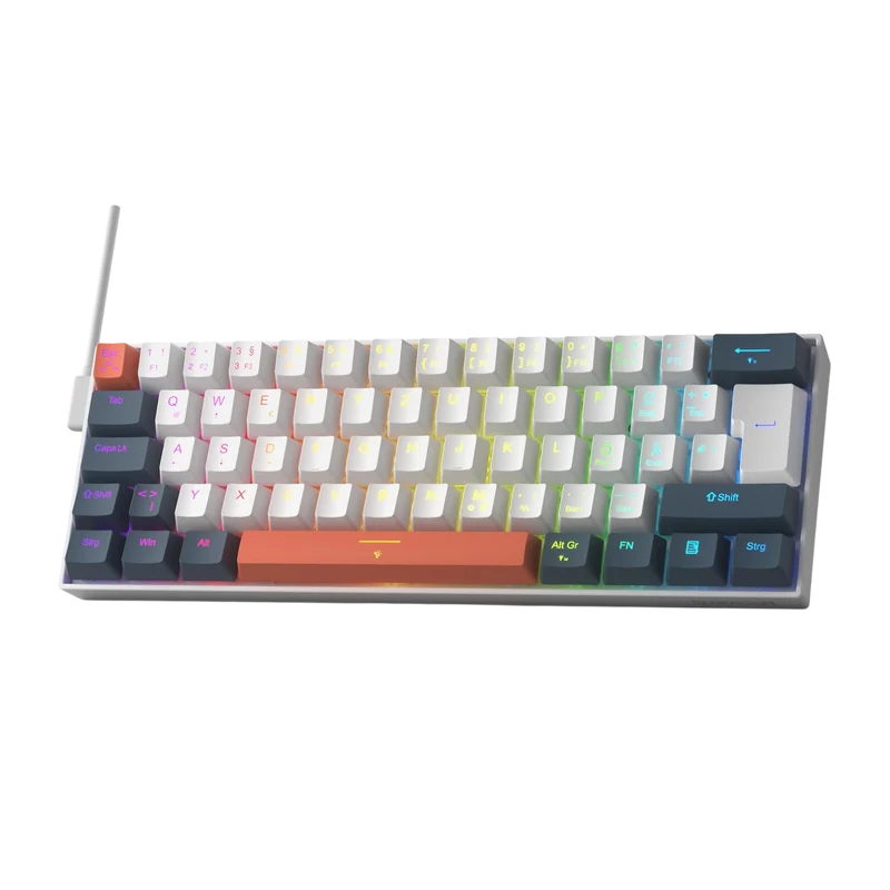 FIZZ K617 HE 60% Hall-Effekt Gaming-Tastatur QWERTZ