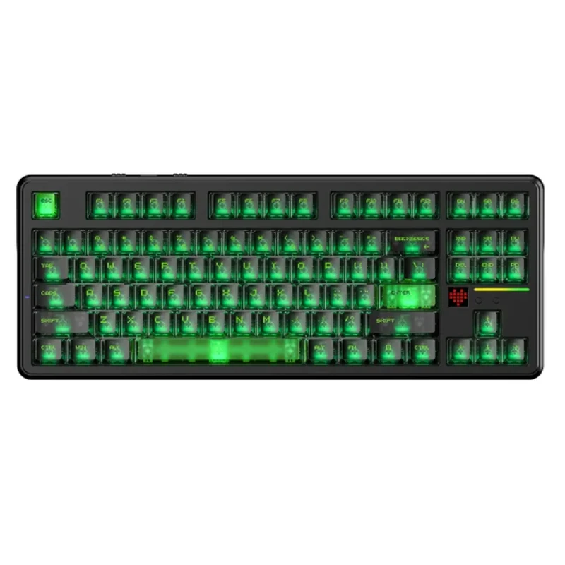لوحة مفاتيح ألعاب ميكانيكية هجينة ستيل سيريز أبيكس 5، سلكية، RGB، باللون الأسود