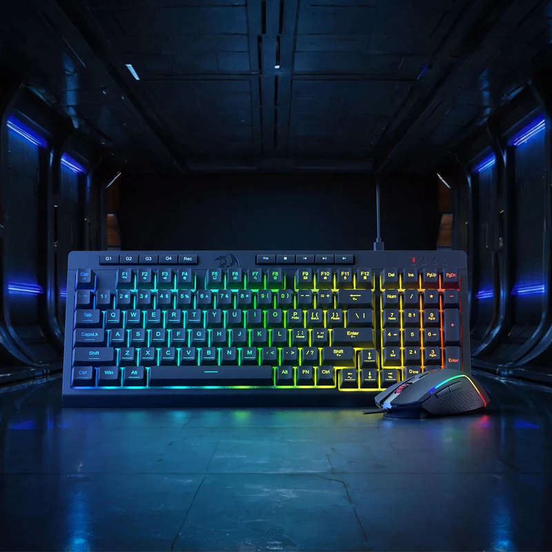 RYLO S141 Membrane Gaming Keyboard & Mouse Wired Combo
