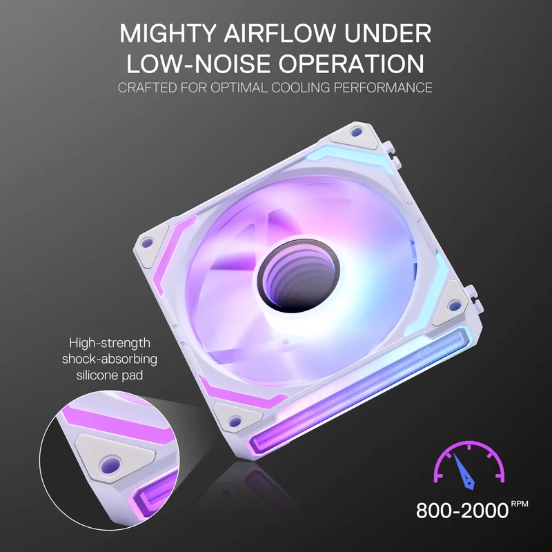 GCF012 Standard 120mm ARGB PC Case Fan