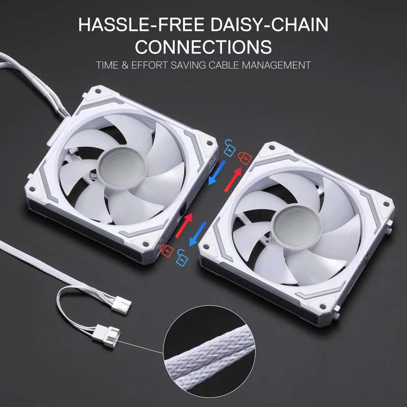 GCF012 Standard 120mm ARGB PC Case Fan