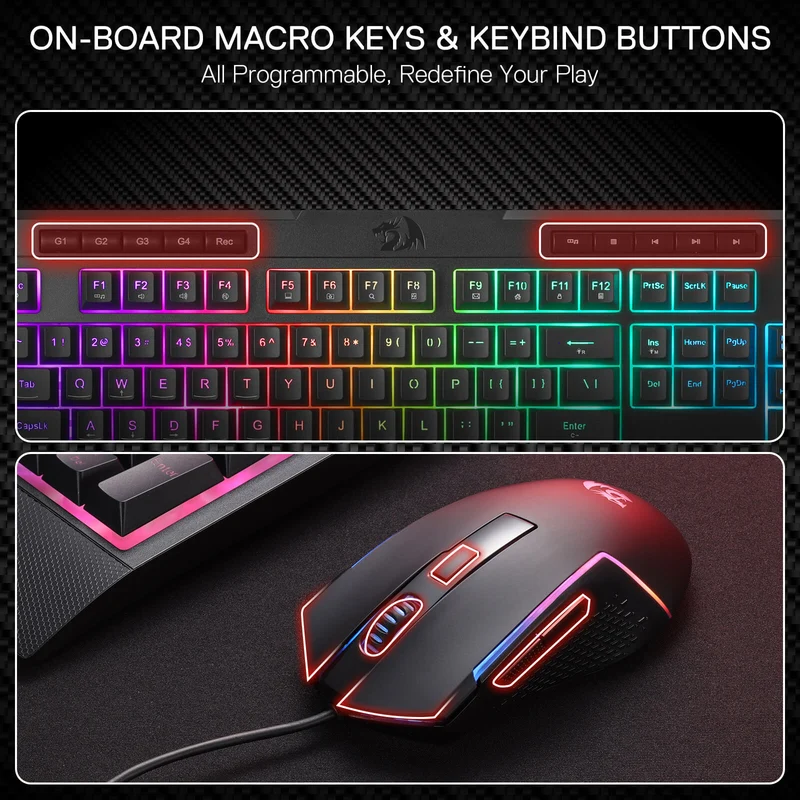 S151 Membrane Gaming Keyboard & Mouse Wired Combo