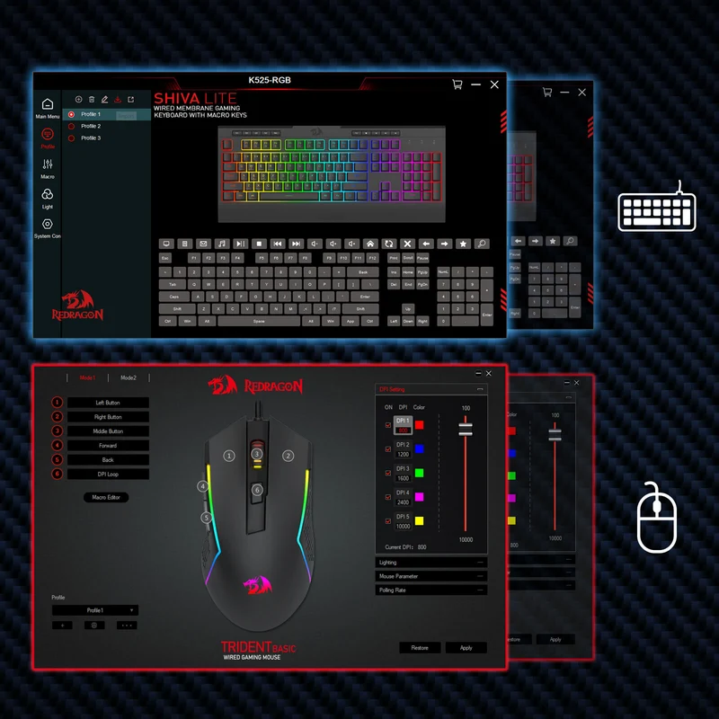 S151 Membrane Gaming Keyboard & Mouse Wired Combo