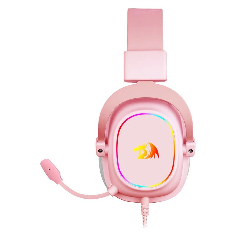 H510 ZEUS-X Cute Gaming Headphone with Mic (Pink Color)