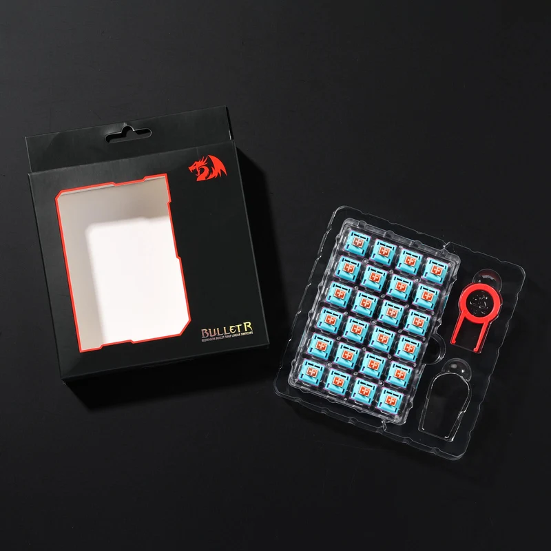 (Open-box) BULLET-R A113 Mechanical Switch (24 pcs Switches, Red Equivalent)