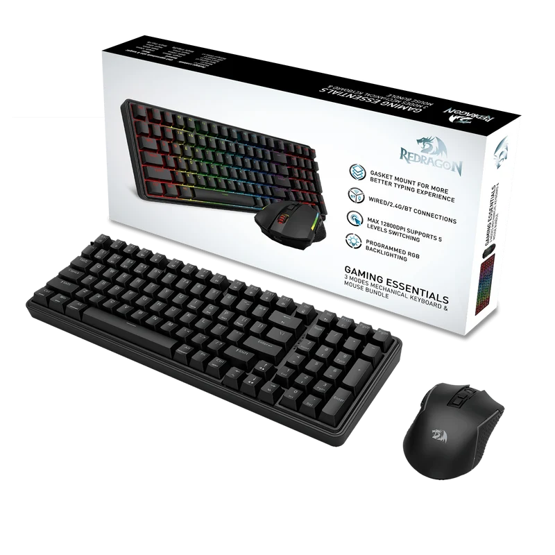 S162 3-Mode Wireless Gaming Keyboard & Mouse Combo