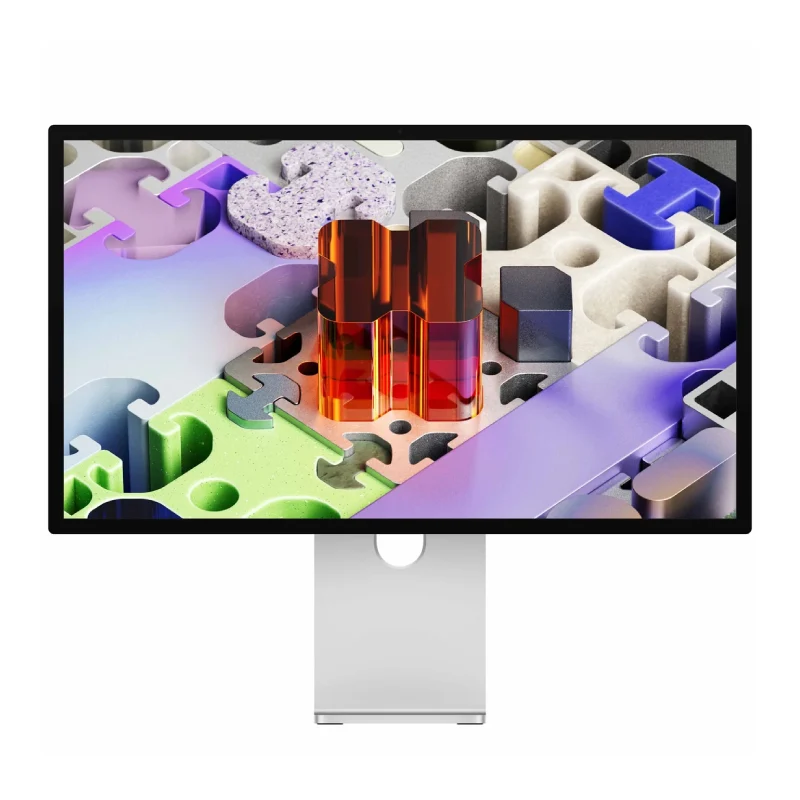 شاشة آبل ستوديو ديسبلاي XDR مع حامل قابل لتعديل الميل والارتفاع - زجاج قياسي / Thunderbolt 5 / حجم 27.0 بوصة 5K ريتينا / سطوع 1000 شمعة/م² / USB-C / (موديل 2026)