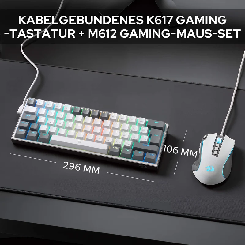 CB201 Gaming Keyboard & Mouse Wired Combo