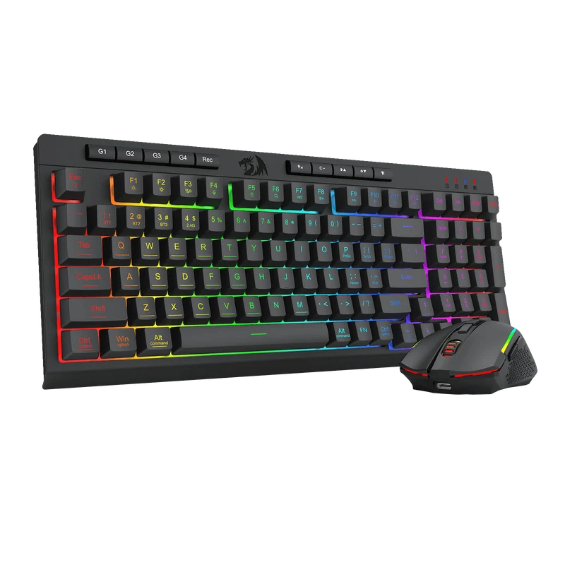 (Open-box) RYLO PRO S142 Membrane Keyboard & Mouse Tri-Mode Combo