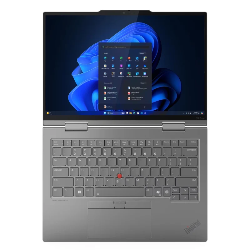 Lenovo ThinkPad X1 2-in-1 Gen 10 Aura Edition Copilot+ PC - 14" WUXGA Multi-Touch / Ultra 7 258V / 32GB / 1TB (NVMe M.2 SSD) / AI Boost, up to 47 TOPS / Win 11 Pro / Lenovo Yoga Pen / 3YW / Eng/Arb - Laptop