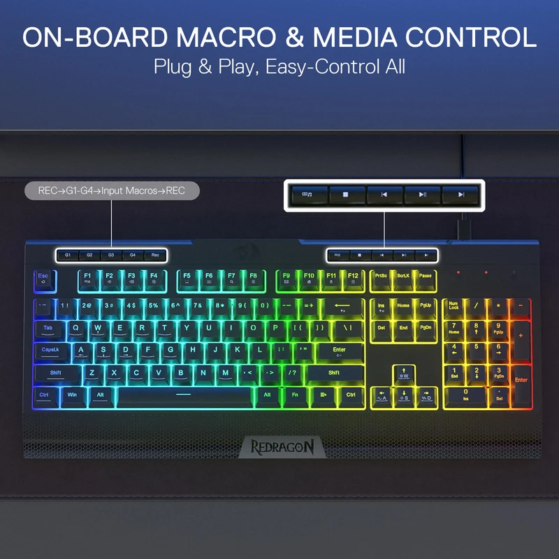 SHIVA LITE K525 Membrane Gaming Keyboard