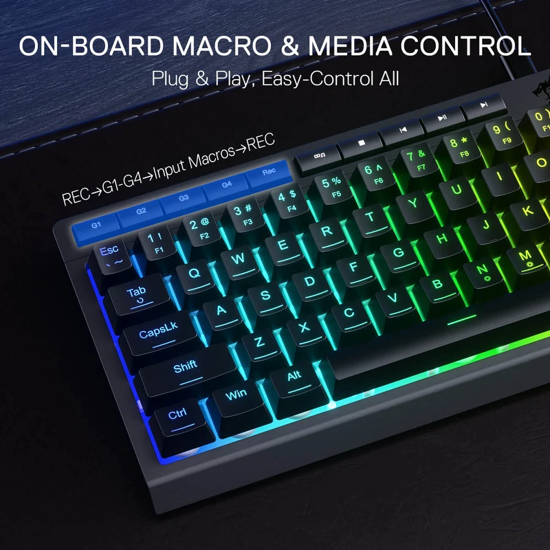 SHIVA K522 Membrane Gaming Keyboard