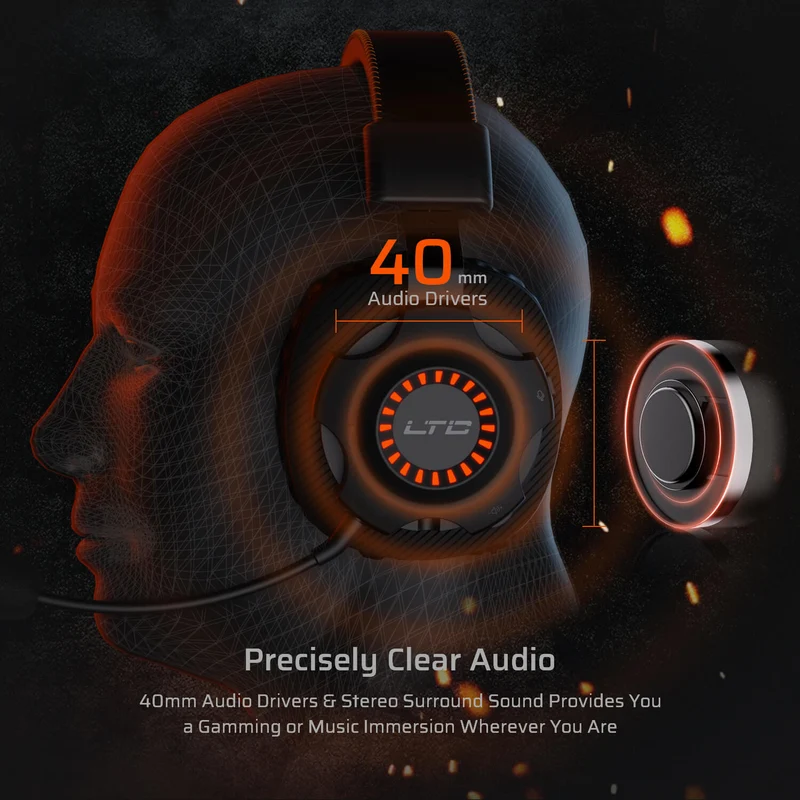 Redragon x LTC SoundSlave 2.4G Wireless/Wired Gaming Headset