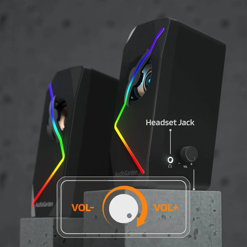 Redragon x LTC AudioGarden AG-201 Computer Speakers