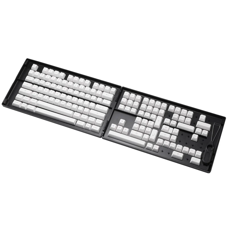 (Only Keycaps) Redragon X LTC Double Shot PBT 146 Keycaps Set with Keycap Puller & Storage Tray