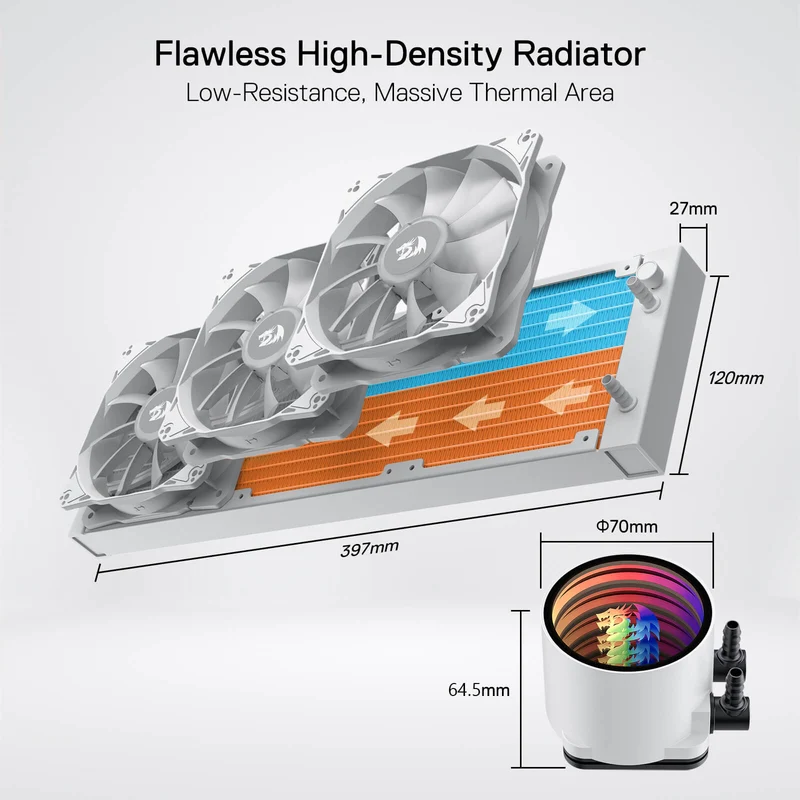 ARGB All-in-one AIO Liquid CPU Cooler