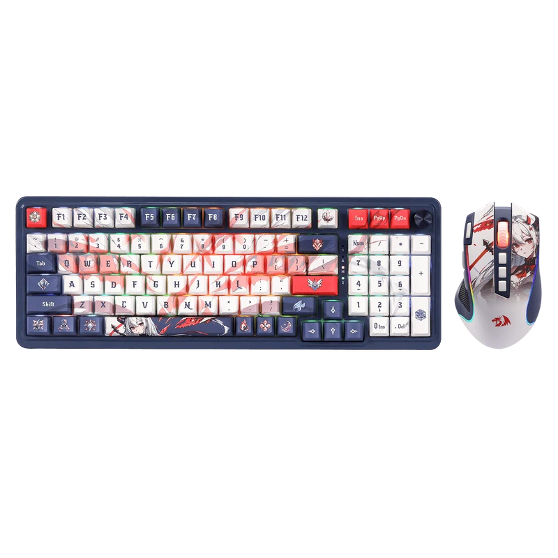 EISA K686 PRO SE Keyboard & M612 PRO Gaming Mouse Anime Combo