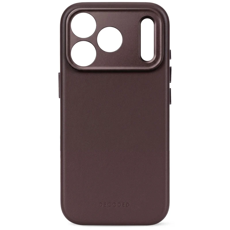 Decoded Leather Backcover Case For Apple iPhone 18 Pro Max / Apple iPhone 17 Pro Max - Chocolate Brown