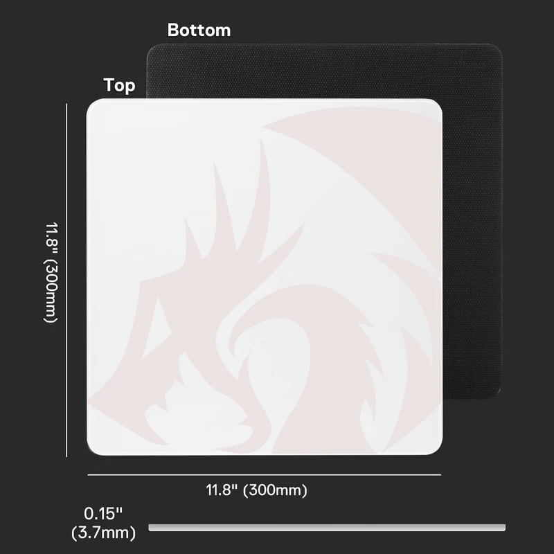 PG1M Glass Gaming Mouse Pad