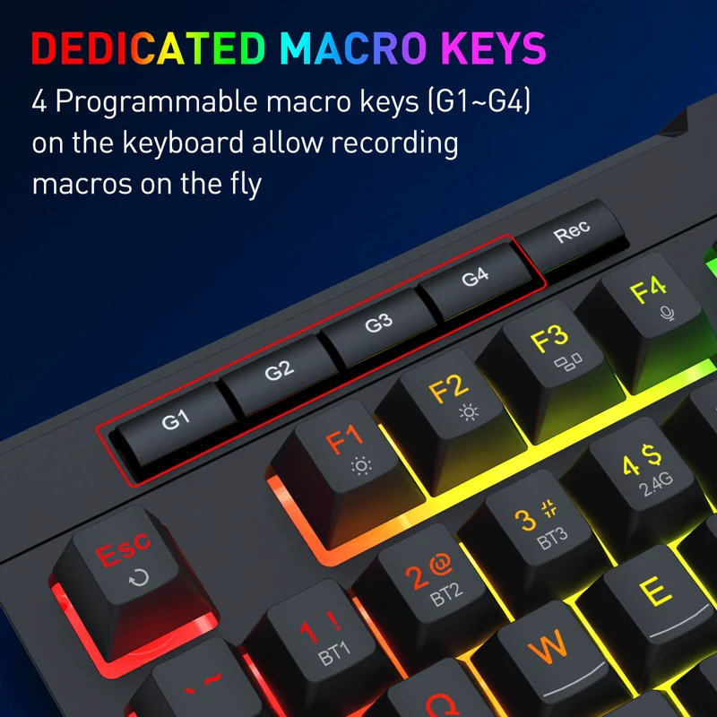 S151 PRO Membrane Gaming Keyboard & Mouse Wireless Combo
