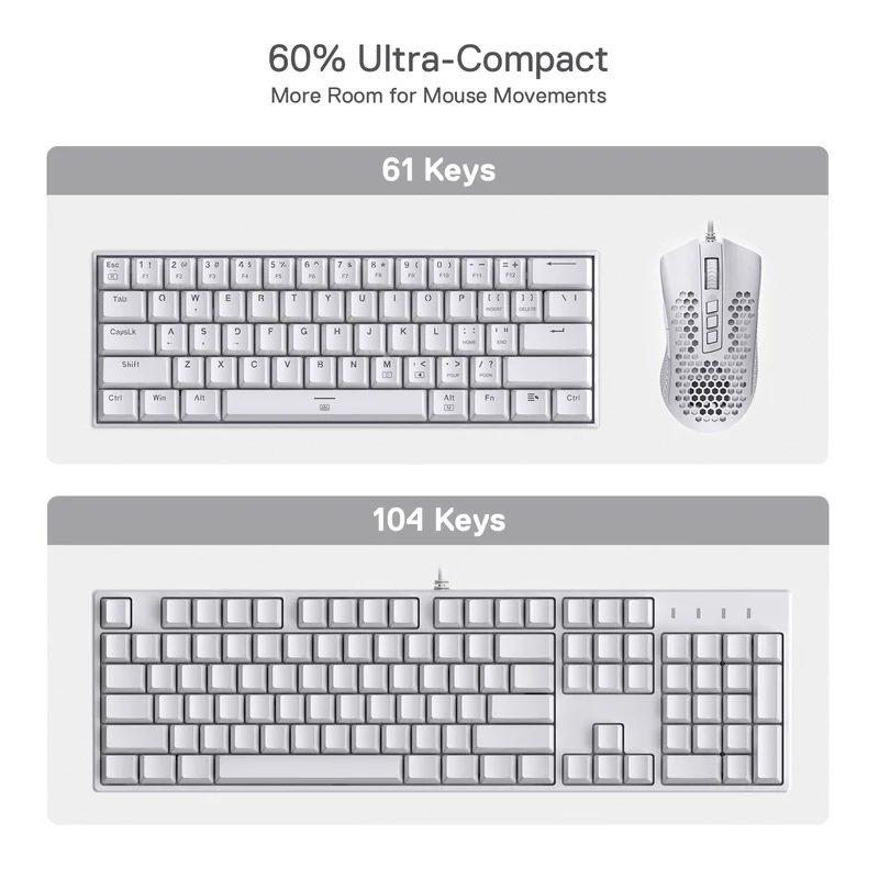 DRAGONBORN K630 Wired 60% Keyboard