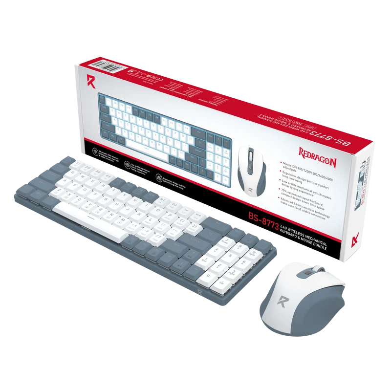 BS8773 Wireless Keyboard and Mouse Combo