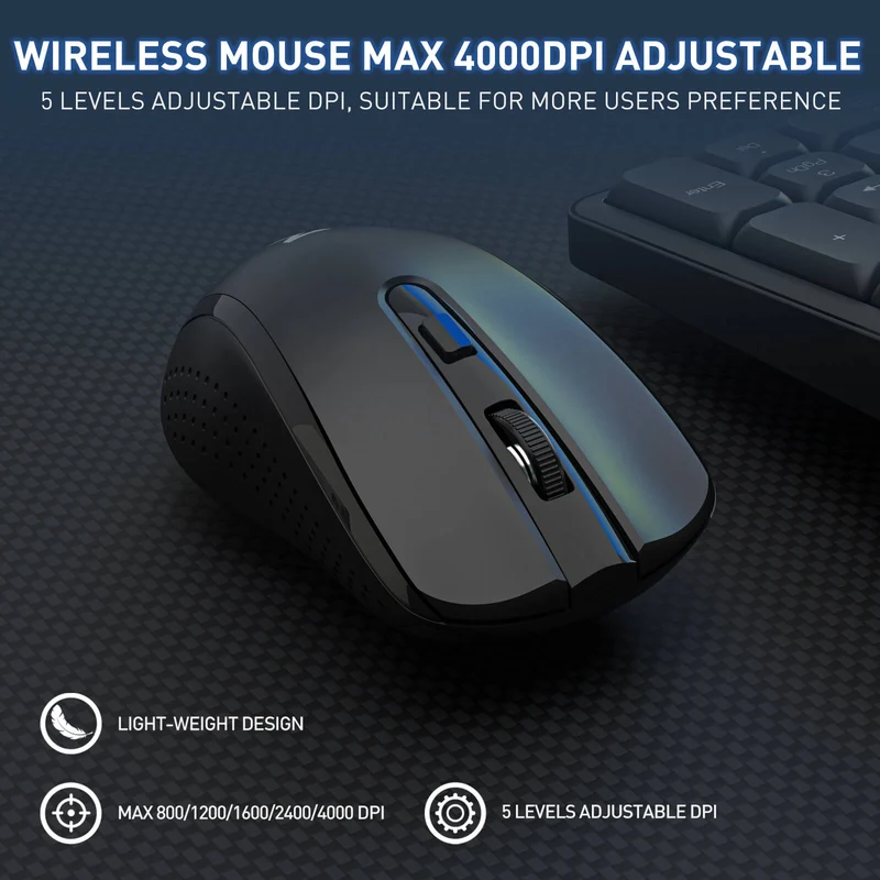 BS7634 Wireless Keyboard and Mouse Combo