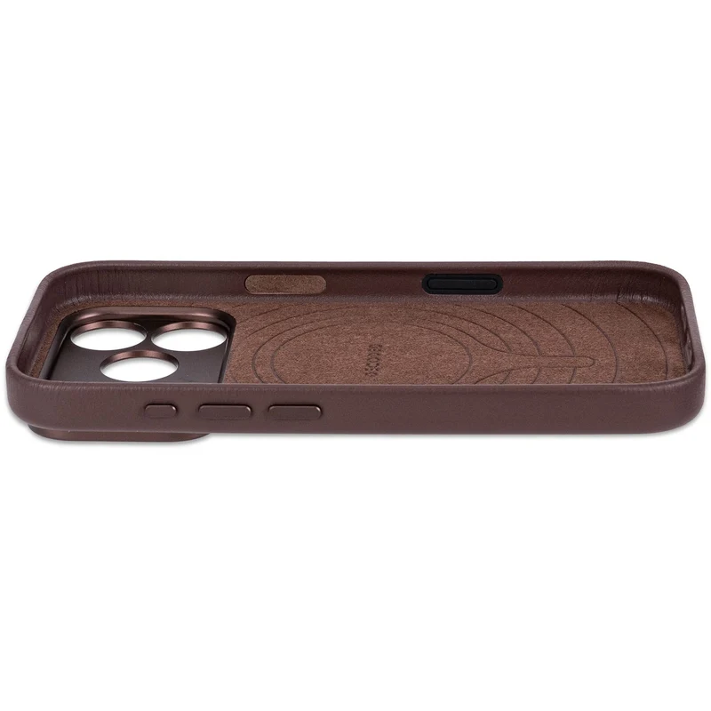 Decoded Leather Backcover Case For Apple iPhone 18 Pro / Apple iPhone 17 Pro - Chocolate Brown