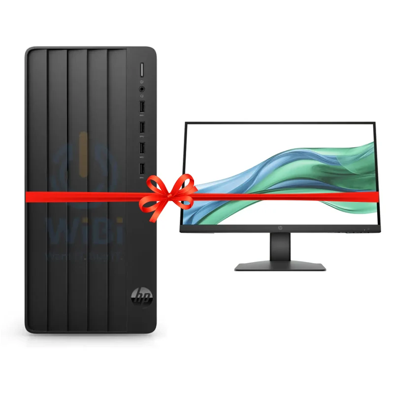 عرض حزمة كمبيوتر مكتبي إتش بي برو تاور 290 G9 - i5-13500 / 8 جيجابايت / 512 جيجابايت (محرك أقراص صلبة SSD بتقنية NVMe M.2) / ضمان سنة + شاشة إتش بي سلسلة 3 برو 322pe - حجم 21.45 بوصة FHD