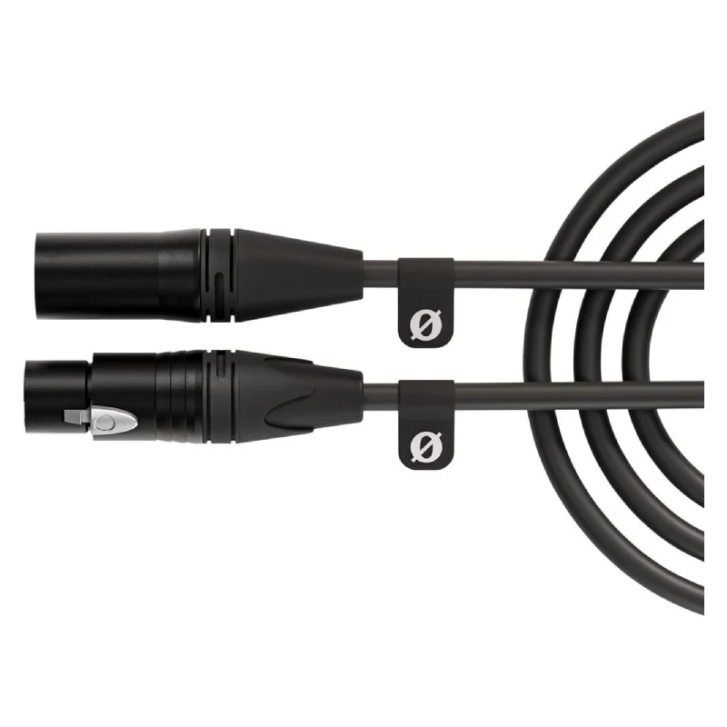 كابل XLR رود XLR3M بريميوم - طول 3 أمتار / أسود