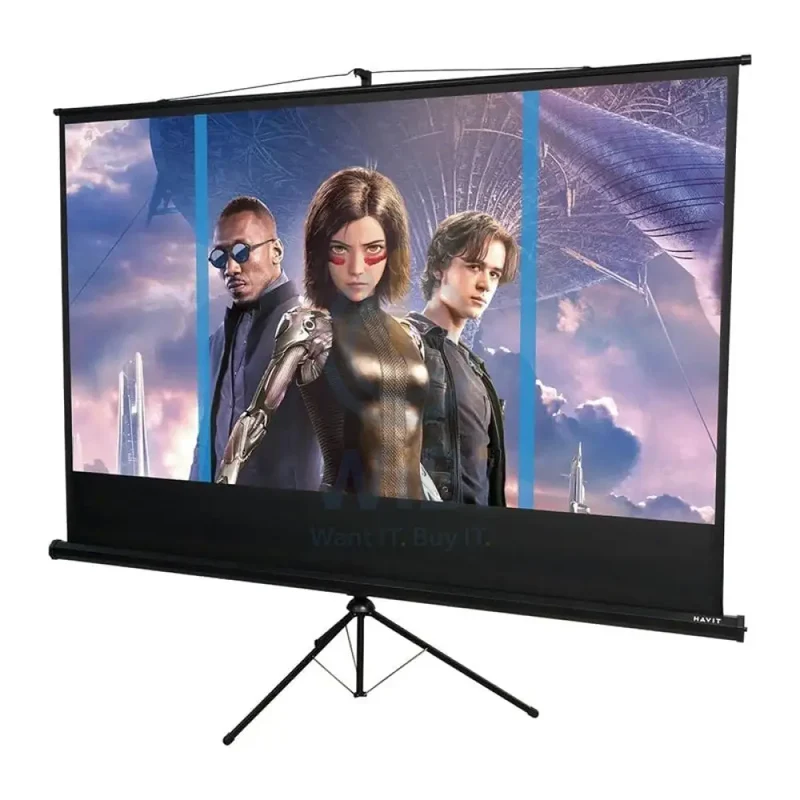 Havit Smart Life Series - 100" / HDMI / USB / VGA - Black